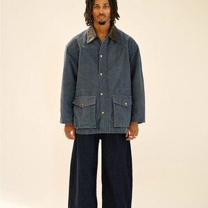 Beaulares designer wrangler Jacket with Contrast Collar